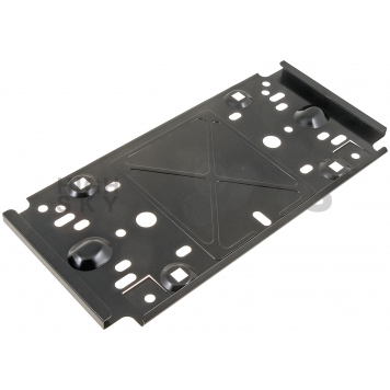 Help! By Dorman License Plate Bracket - Metal Black - 68148-2