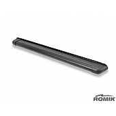 Romik USA Running Board Black Anodized Aluminum Stationary - 22217419