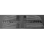Street Scene Grille Insert - Horizontal Bar Aluminum Rectangular - 95080518