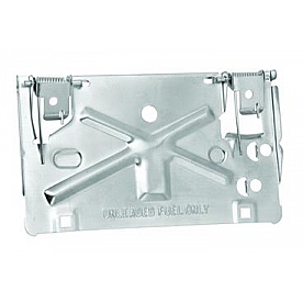 Draw-Tite License Plate Bracket - Silver Steel - 49802