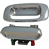 Help! By Dorman Tailgate Handle - Chrome Plated Plastic Silver - 82784