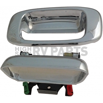 Help! By Dorman Tailgate Handle - Chrome Plated Plastic Silver - 82784