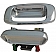 Help! By Dorman Tailgate Handle - Chrome Plated Plastic Silver - 82784