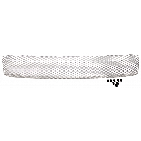 Street Scene Bumper Grille Insert Mesh Satin Silver Aluminum - 95077935