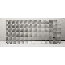 American Car Craft Grille - Mesh Polished Silver Stainless Steel - 142001
