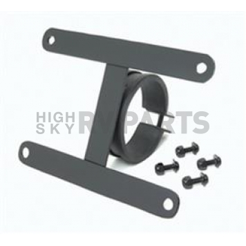 Smittybilt License Plate Bracket - Black Steel - 4430