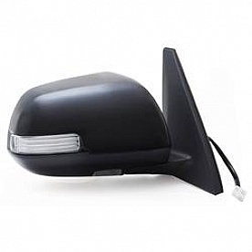K-Source Exterior Mirror Electric OEM Black Single - 70141T