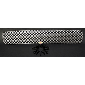 Street Scene Bumper Grille Insert Mesh Satin Silver Aluminum - 95077938