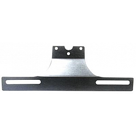 Peterson Mfg. License Plate Bracket - Black Steel - V2590009