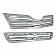 Pilot Automotive Grille Insert - Chrome Plated ABS Plastic - GI77