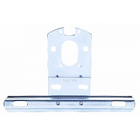 Peterson Mfg. License Plate Bracket - Silver Steel - V42809