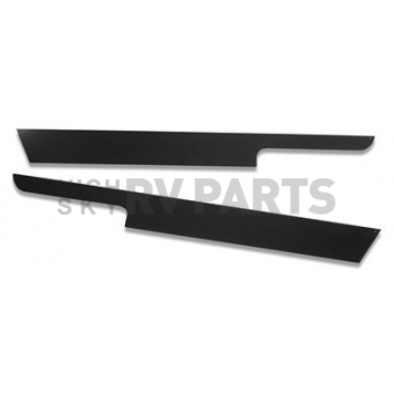 Warrior Products Rocker Panel Guard - Flat Steel Black Powder Coated - S908