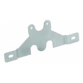Bargman License Plate Bracket Silver Galvanized Steel Natural - 3062030
