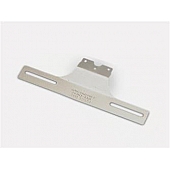 Bargman License Plate Bracket Silver Steel Zinc Plated - 3472100