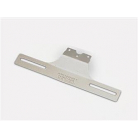 Bargman License Plate Bracket Silver Steel Zinc Plated - 3472100