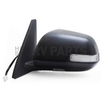 K-Source Exterior Mirror Electric OEM Black Single - 70142T