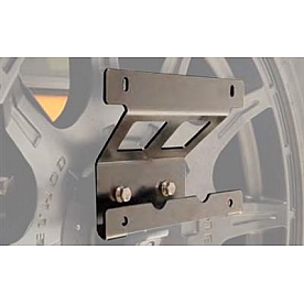 Paramount Automotive License Plate Bracket - Black   - 518420