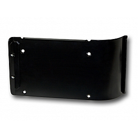Warrior Products License Plate Bracket - Steel Black - 1560