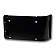 Warrior Products License Plate Bracket - Steel Black - 1560