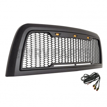 Paramount Automotive Grille - Matte Black ABS Plastic - 410175MB