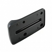 Omix-Ada License Plate Bracket - Black Plastic Matte - 1123306
