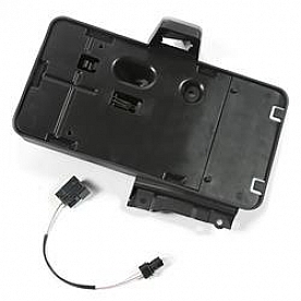 Omix-Ada License Plate Bracket - Black Plastic Matte - 1123307