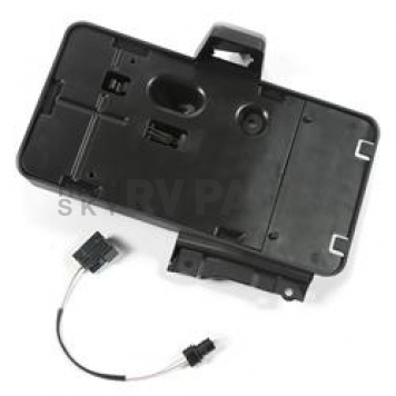 Omix-Ada License Plate Bracket - Black Plastic Matte - 1123307