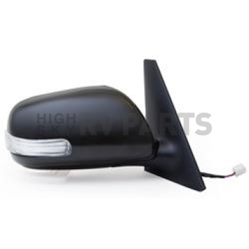 K-Source Exterior Mirror Electric OEM Black Single - 70143T