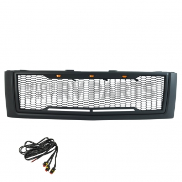 Paramount Automotive Grille - Matte Black ABS Plastic - 410177MB