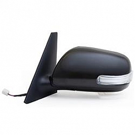 K-Source Exterior Mirror Electric OEM Black Single - 70144T