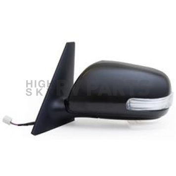 K-Source Exterior Mirror Electric OEM Black Single - 70144T