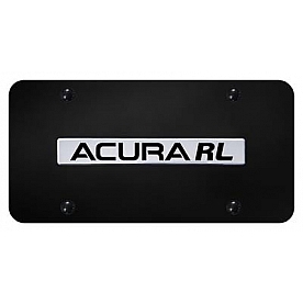 Automotive Gold License Plate - Acura RL Stainless Steel - ARLNCB