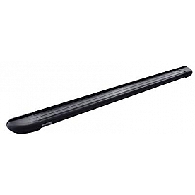Romik USA Running Board Black Anodized Aluminum Stationary - 22352419