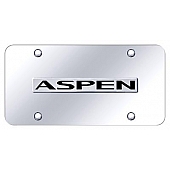 Automotive Gold License Plate - Aspen Stainless Steel - ASPNCC