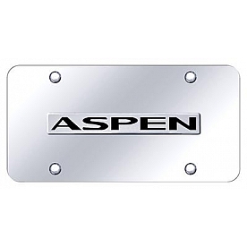 Automotive Gold License Plate - Aspen Stainless Steel - ASPNCC