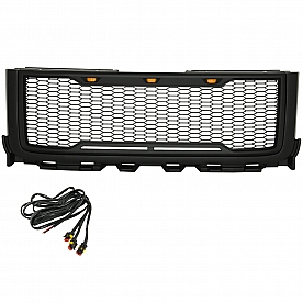 Paramount Automotive Grille - Matte Black ABS Plastic - 410182MB