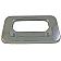 Help! By Dorman Tailgate Handle Bezel - Plastic Silver - 88296