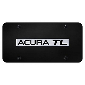 Automotive Gold License Plate - Acura TL Stainless Steel - ATLNCB