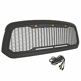 Paramount Automotive Grille - Matte Black ABS Plastic - 410183MB