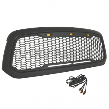 Paramount Automotive Grille - Matte Black ABS Plastic - 410183MB