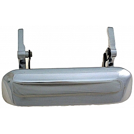 Help! By Dorman Tailgate Handle - Chrome Plated Steel Silver - 90696