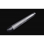 Romik USA Running Board Polished Aluminum Stationary - 24002418