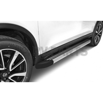 Romik USA Running Board Polished Aluminum Stationary - 24002418-1