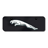 Automotive Gold License Plate - Jaguar Logo Stainless Steel - JAGGBM