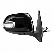 K-Source Exterior Mirror Electric Rectangular Black Single - 70149T