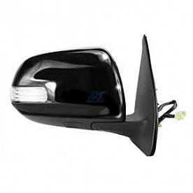 K-Source Exterior Mirror Electric Rectangular Black Single - 70149T