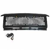 Paramount Automotive Grille - Matte Black ABS Plastic - 410190MB