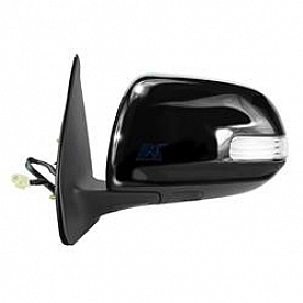 K-Source Exterior Mirror Electric Rectangular Black Single - 70150T
