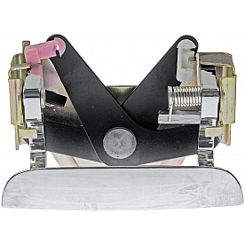 Help! By Dorman Tailgate Handle - Chrome Plated Plastic Silver - 91039