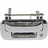 Help! By Dorman Tailgate Handle - Chrome Plated Plastic Silver - 91076